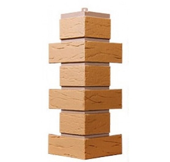 Угол T-Сайдинг-Кирпич Саман Бежевый купить в Королёве