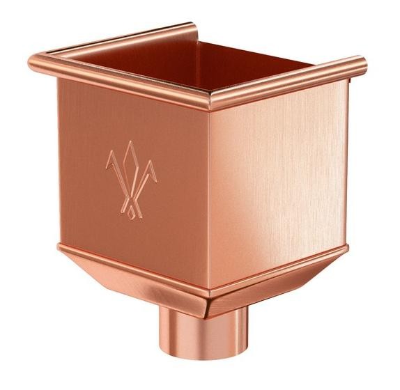 Водосток Aquasistem, система 150/100 - Водосборная воронка медная купить в Королёве