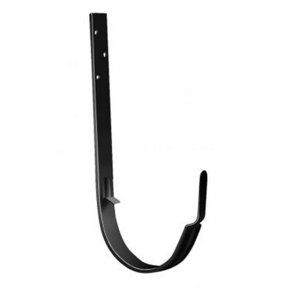 Водосток Grand Line 125x90 – Кронштейн длинный RAL 9005 купить в Королёве