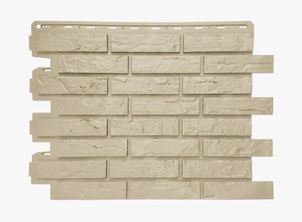 Фасадная панель Альта-Профиль Кирпич Рижский ЭКО Кремовый купить в Королёве