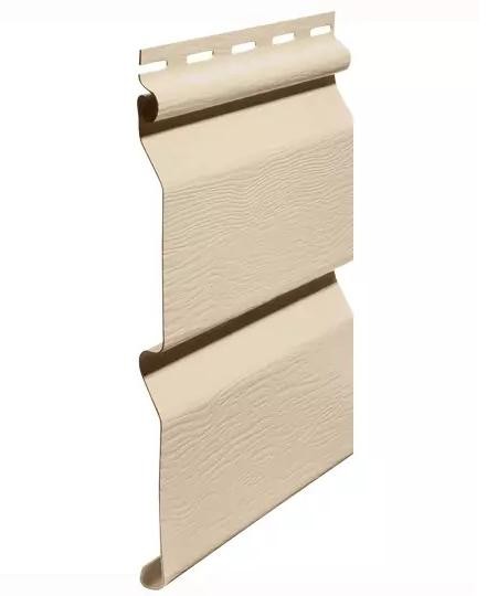 Виниловый сайдинг fineber (файнбер) - серия "стандарт", слоновая кость купить в Королёве