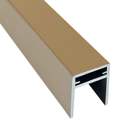 П-профиль Алюминиевый EasyDecking 35x25 Дуб купить в Королёве