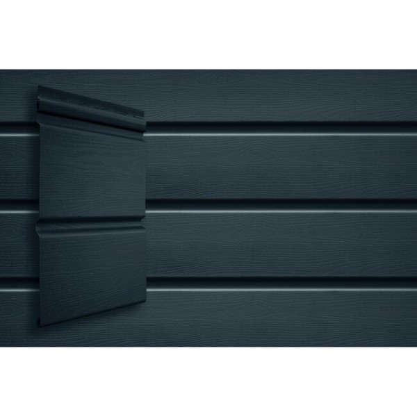 Виниловый сайдинг Grand Line Double-Брус Графит купить в Королёве