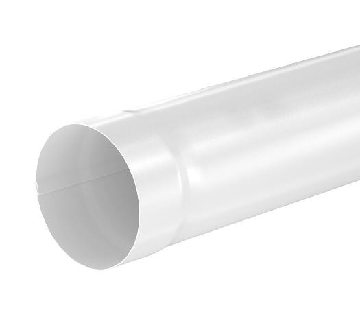 Водосток Aquasistem, система 150/100 - Труба водосточная 3.00м RAL 9003 Белый купить в Королёве