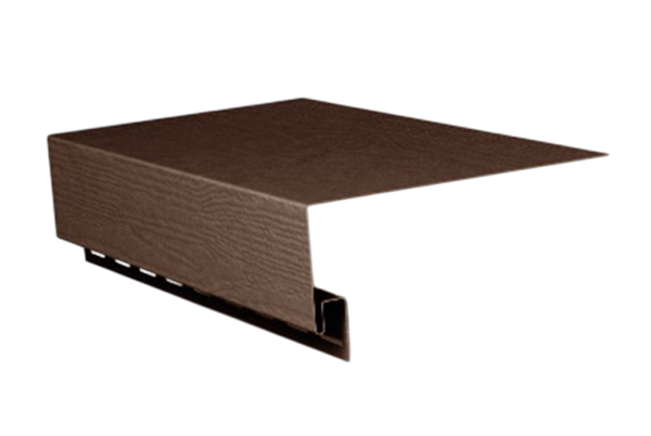 Планка приоконная широкая для Фасадных Панелей Темный Дуб купить в Королёве