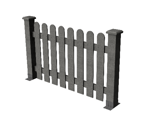 Ограждения декоративное ДПК GRINDERDECO  Сежурне серый базальт купить в Королёве