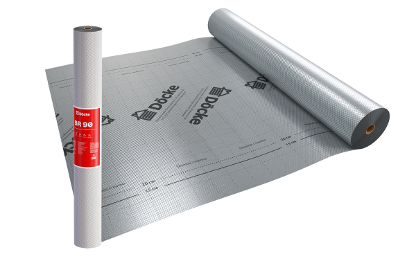 Пароизоляционная пленка c теплоотражающим слоем Docke, BR 90 купить в Королёве