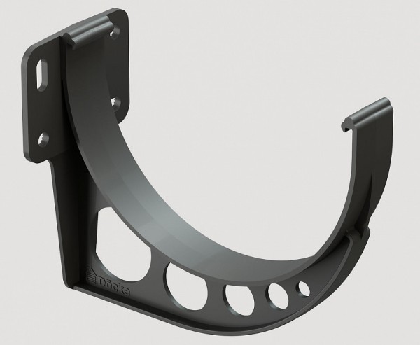 Кронштейн желоба ПВХ Docke STANDART серый купить в Королёве