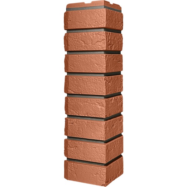 Угол наружный ДАЧНЫЙ Серия Баварский кирпич Терракотовый купить в Королёве