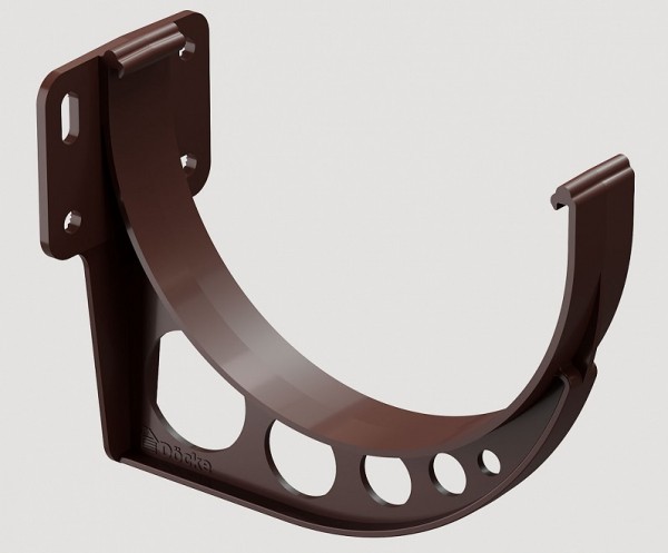 Кронштейн желоба ПВХ Docke STANDART Тёмно-коричневый купить в Королёве