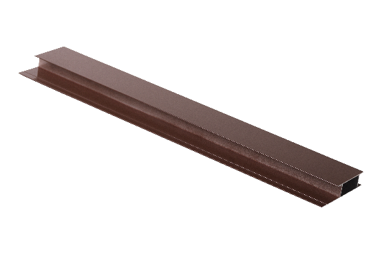 Профиль стыковочный, алюминиевый, бурый купить в Королёве