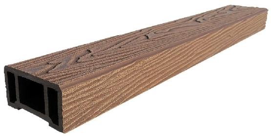 Перила ДПК 3D GardenParkett фактура дерева Светло-коричневый купить в Королёве