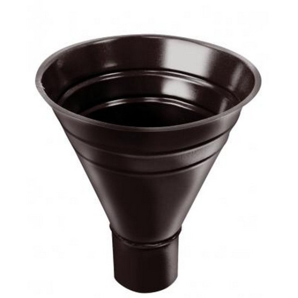 Водосток Grand Line 125x90 – Воронка водосборная RAL 8017 купить в Королёве