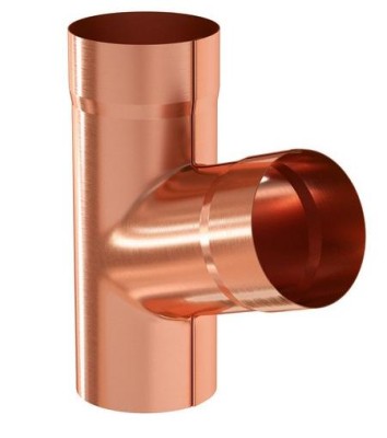Водосток Aquasistem, система 150/100 - Тройник трубы медный