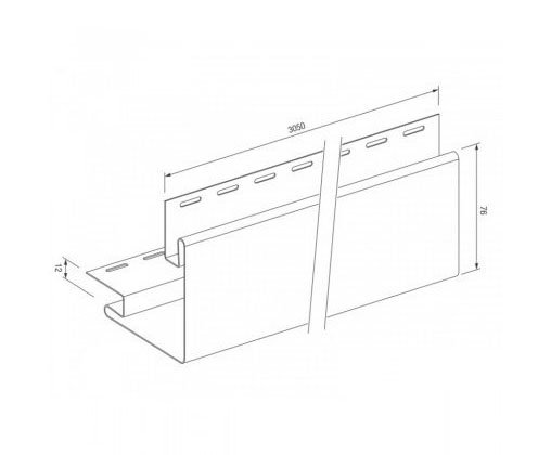 Внешний угол для винилового сайдинга VOX STANDART купить в Королёве