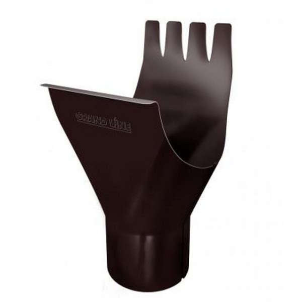 Водосток Grand Line 125x90 – Воронка желоба RAL 8017 купить в Королёве