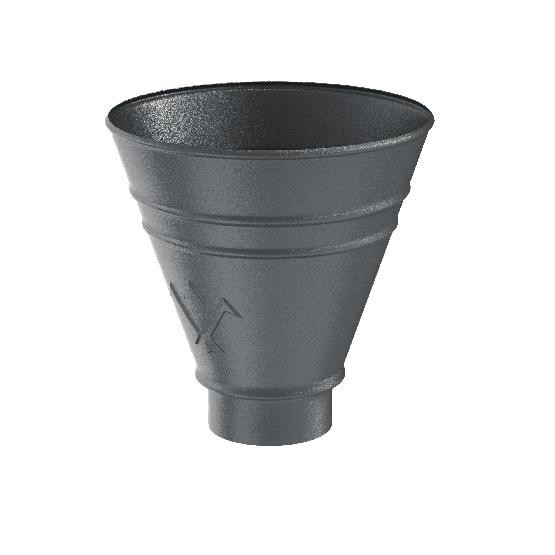 Водосток Aquasistem, Система 150/100 - Воронка водосборная круглая RR 23 Маренго matt купить в Королёве