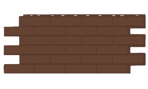 Фасадная панель T-Siding Кирпич Модерн Эко Браун купить в Королёве