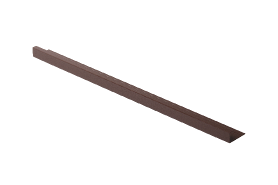 Профиль финишный,алюминиевый, бурый купить в Королёве