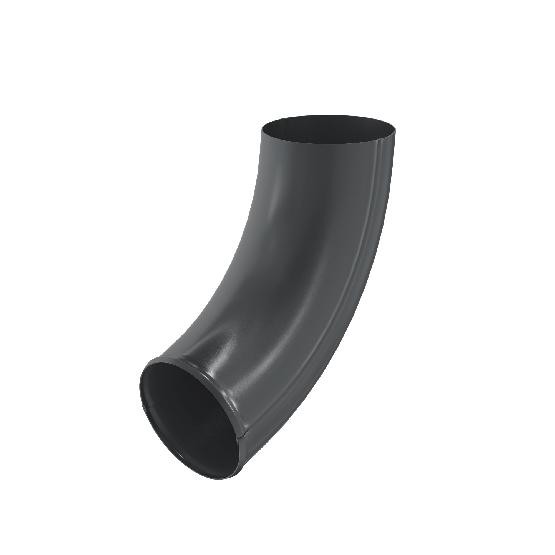 Водосток Aquasistem, система 150/100 - Отвод трубы RAL 7024 Тёмно-серый купить в Королёве