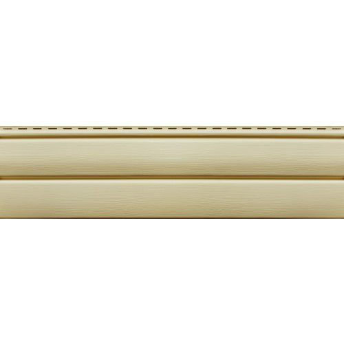 Виниловый сайдинг ю-пласт - серия "блок-хаус" (под бревно), кремовый купить в Королёве