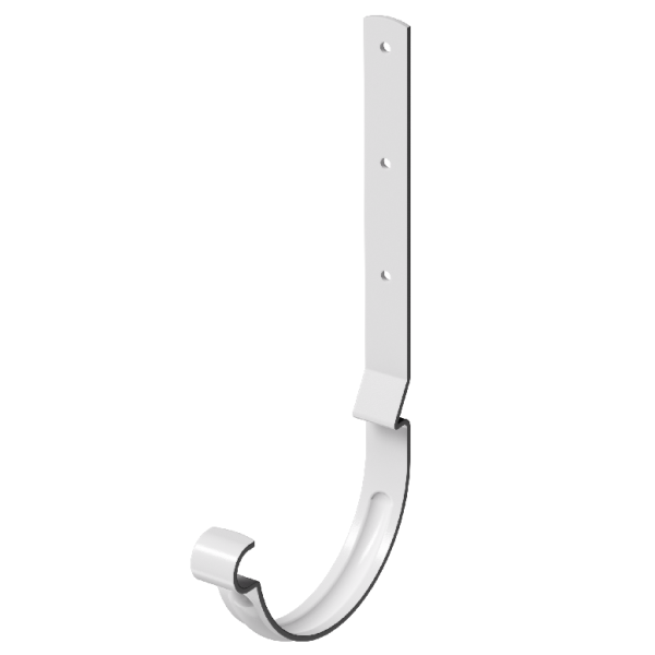 Карнизный крюк длинный D125 Döcke STAL PREMIUM Пломбир, (RAL 9010) купить в Королёве