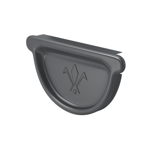 Водосток Aquasistem, система 125x90 - Заглушка универсальная с резиновым уплотнителем RR 23 Маренго купить в Королёве