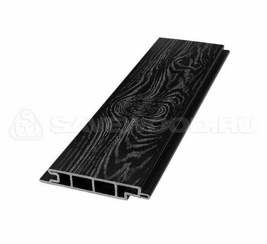 Террасная доска из ДПК SW Padus тангенциальный распил «SaveWood» черный купить в Королёве