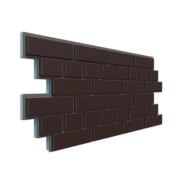 Фасадная термопанель Доломит кирпич 20мм Коричневый купить в Королёве