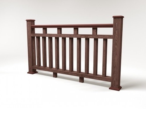 Ограждение из ДПК FG8 шоколад купить в Королёве