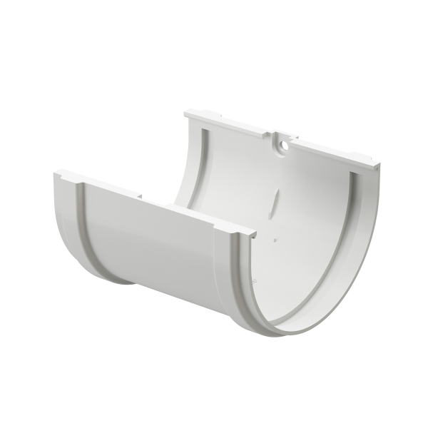 Соединитель желоба Docke Premium ПВХ - Пломбир купить в Королёве