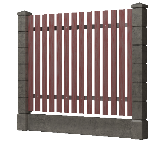 Заборная доска GRINDERDECO, ДПК, шлифованная Мербау купить в Королёве