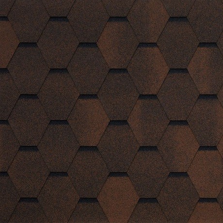 Гибкая черепица Tegola GARDA marrone 439 купить в Королёве