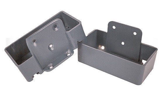 Крепление перил прямое из алюминия GardenParkett Серый купить в Королёве